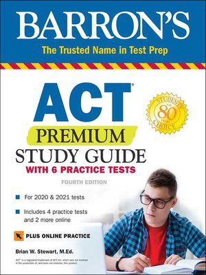cover image of ACT Premium Study Guide with 6 Practice Tests